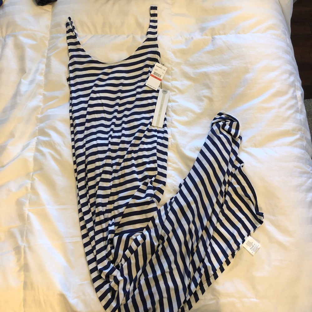 Striped O’Neill floor length summer dress